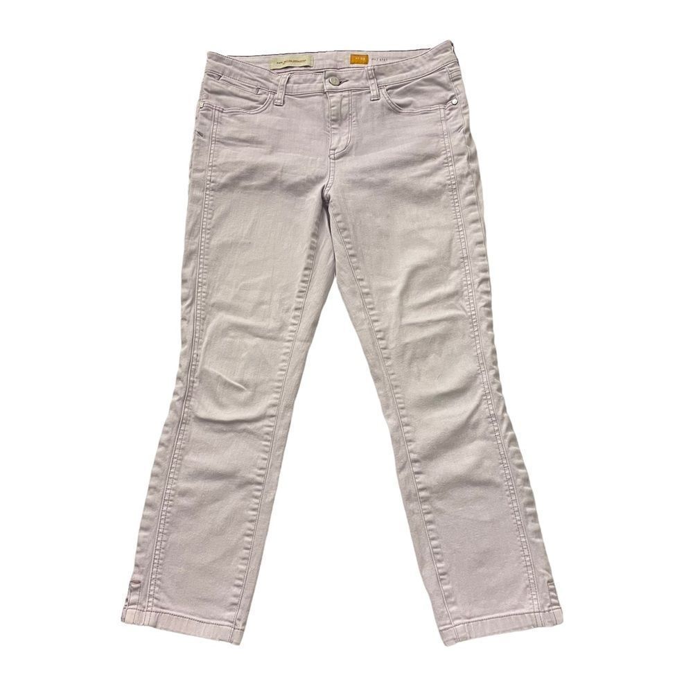 ANTHRO | Pilcro & the Letterpress, stet Fit ankle cropped Jeans lt. purple sz 29